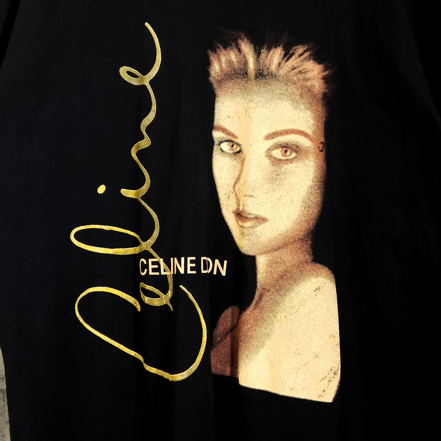 Rare Celine Dion 00s USA cotton 100% vintage t-shirt XL size