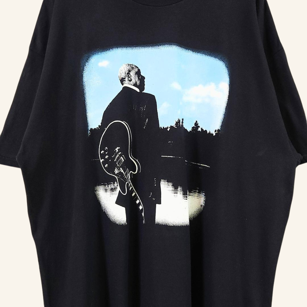 【Rare Gem】B.B. King Tribute T-Shirt - A Timeless Piece for Blues Aficionados (Exclusive Collector's Item)