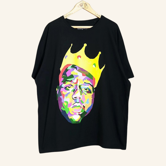 Official Licensed Notorious B.I.G. T-shirt - Oversized Pop Art Design, Short Sleeve, Unisex, Hip Hop Legend Rapper Merch