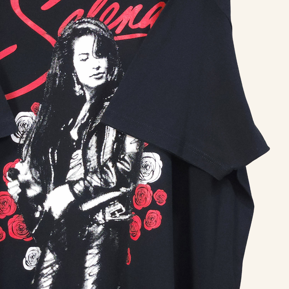 【Mint Condition】Selena Gomez Official T-Shirt - Passionate Portrait Print (Ultra Rare Fan Collectible)