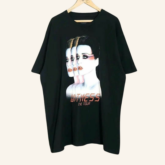 Official Katy Perry "Witness: The Tour" T-shirt - Oversized Fit, Short Sleeve, Unisex, Pop Singer Merch, 100% Cotton