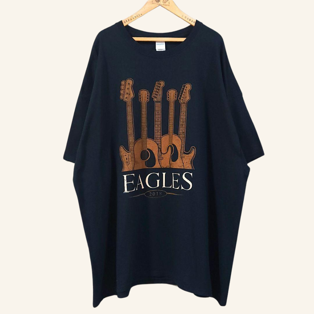 Rare Eagles 2018 'America' Tour Vintage Concert Tee - Rock Merch Must-Have