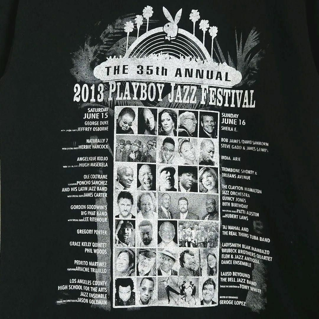 【Extremely Rare】Playboy Jazz Festival 2013 T-Shirt - Featuring Herbie Hancock & Steve Gadd (Limited Edition Collection for Jazz Enthusiasts)