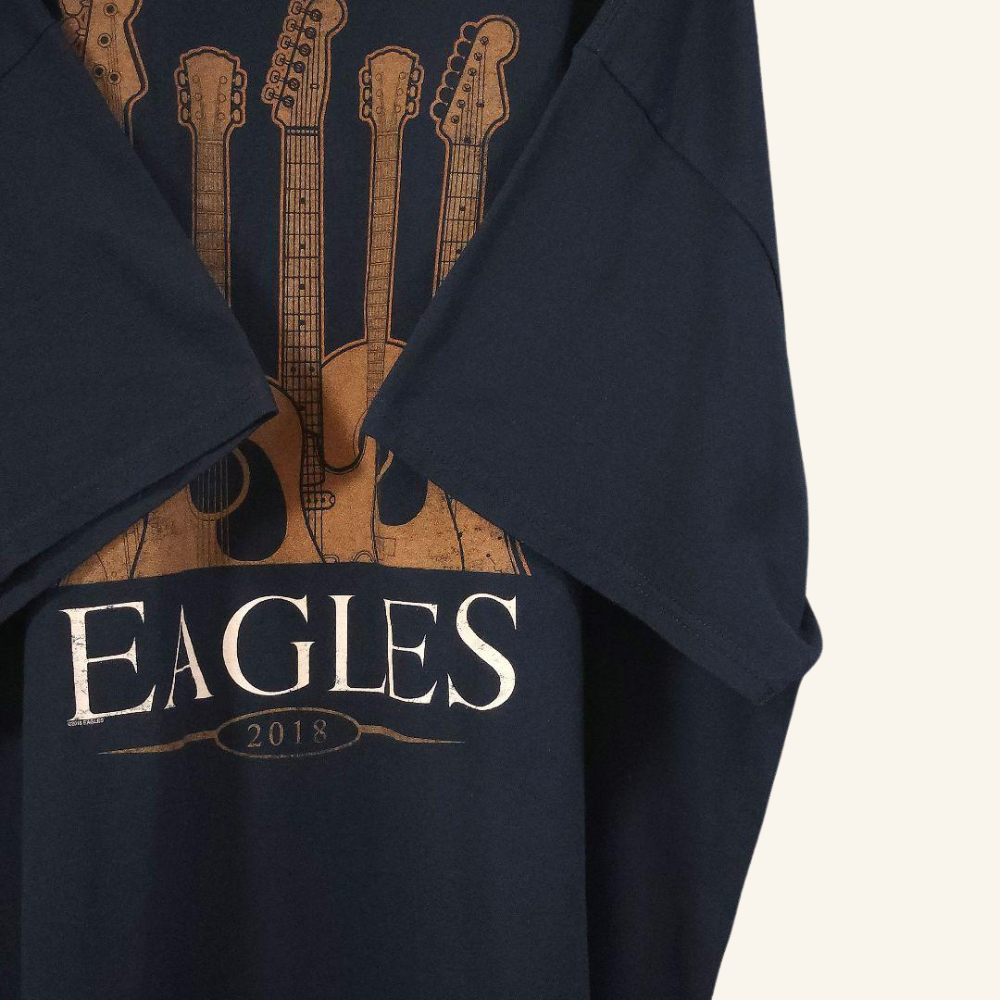 Rare Eagles 2018 'America' Tour Vintage Concert Tee - Rock Merch Must-Have