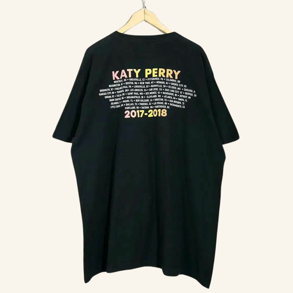 Official Katy Perry "Witness: The Tour" T-shirt - Oversized Fit, Short Sleeve, Unisex, Pop Singer Merch, 100% Cotton