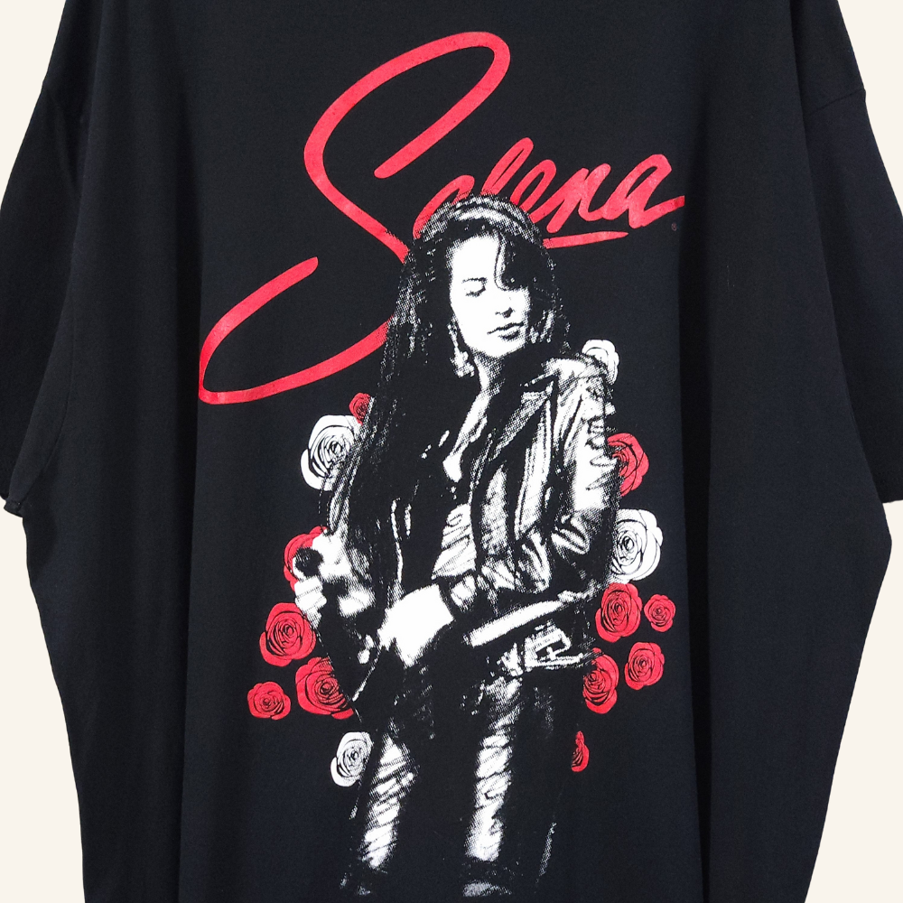 【Mint Condition】Selena Gomez Official T-Shirt - Passionate Portrait Print (Ultra Rare Fan Collectible)