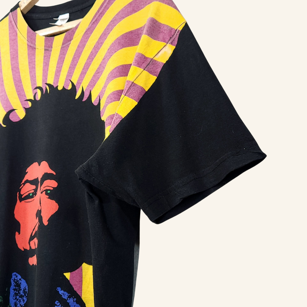 Jimi Hendrix Psychedelic Portrait T-Shirt Tultex - TimelessThreadsBoutique