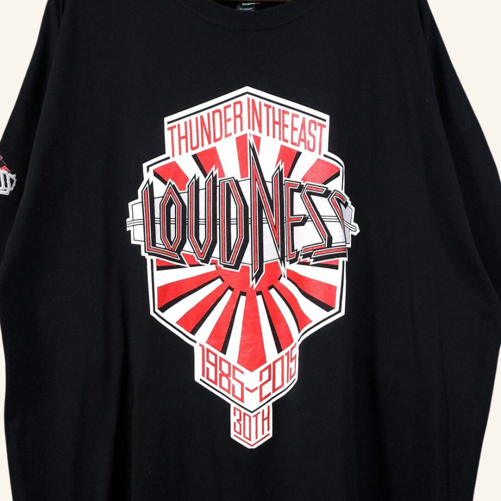 LOUDNESS 2012 US Tour T-Shirt Near Mint Condition Rare - TimelessThreadsBoutique