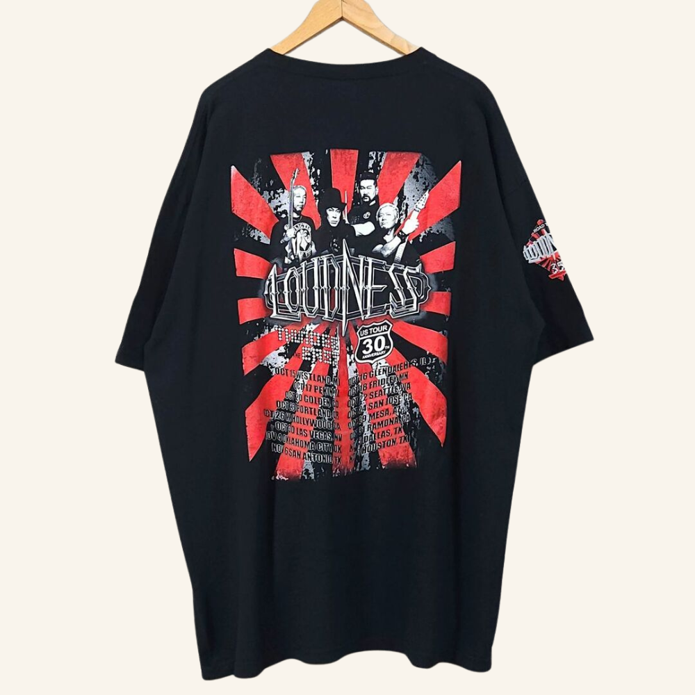 LOUDNESS 2012 US Tour T-Shirt Near Mint Condition Rare - TimelessThreadsBoutique